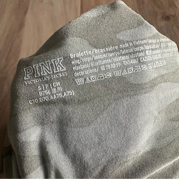 PINK camo bralette - Picture 2 of 2